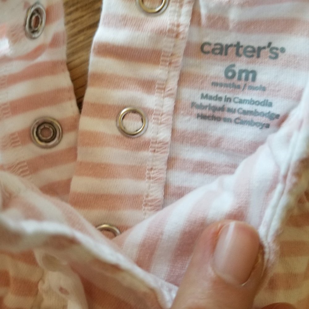 *3 for $25*Cat & Jack, Carter's 3-6M bubbles and romper set of 3 - Picture 2 of 4